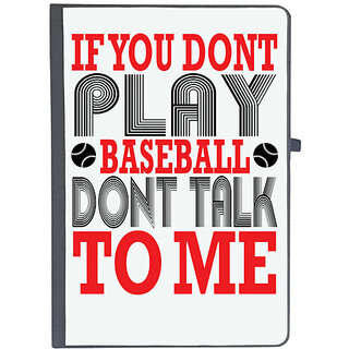                       UDNAG Ruled Notebook Diary 'Baseball | IF YOU DONT PLAY', [A5 80Pages 80GSM]                                              