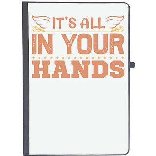                       UDNAG Ruled Notebook Diary 'Future | It's all', [A5 80Pages 80GSM]                                              