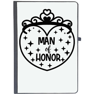                       UDNAG Ruled Notebook Diary 'Honour | Man of the1', [A5 80Pages 80GSM]                                              