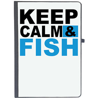                       UDNAG Ruled Notebook Diary 'Fishing | Keep Calm & Fish', [A5 80Pages 80GSM]                                              