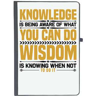                       UDNAG Ruled Notebook Diary 'Knowledge', [A5 80Pages 80GSM]                                              
