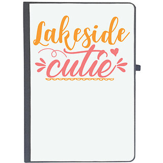                       UDNAG Ruled Notebook Diary 'lakeside cutie', [A5 80Pages 80GSM]                                              