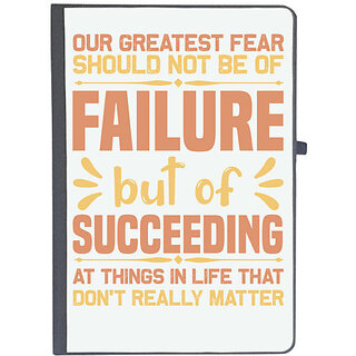                       UDNAG Ruled Notebook Diary 'Failure | Our Greatest', [A5 80Pages 80GSM]                                              