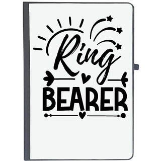                       UDNAG Ruled Notebook Diary 'Ring bearerrrr', [A5 80Pages 80GSM]                                              