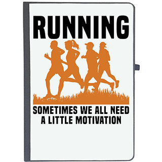                       UDNAG Ruled Notebook Diary 'Running | Running', [A5 80Pages 80GSM]                                              