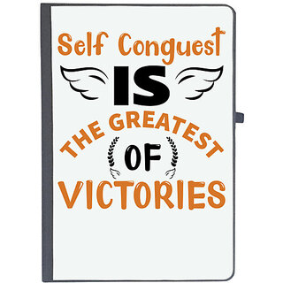                       UDNAG Ruled Notebook Diary 'Victory | Self', [A5 80Pages 80GSM]                                              