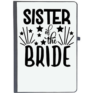                       UDNAG Ruled Notebook Diary 'Sister | Sister of the brideee', [A5 80Pages 80GSM]                                              
