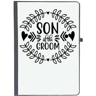                       UDNAG Ruled Notebook Diary 'Son | Son of the groomm', [A5 80Pages 80GSM]                                              