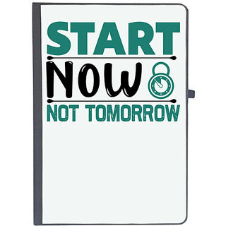                       UDNAG Ruled Notebook Diary 'Start now', [A5 80Pages 80GSM]                                              
