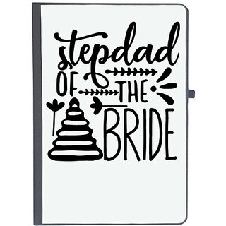                       UDNAG Ruled Notebook Diary 'Dad Father | Stepdad of the bride', [A5 80Pages 80GSM]                                              