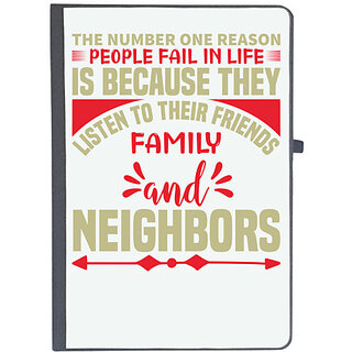                       UDNAG Ruled Notebook Diary 'Family | The number', [A5 80Pages 80GSM]                                              