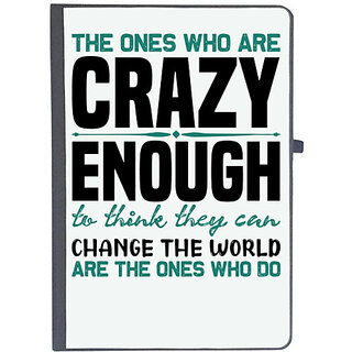                       UDNAG Ruled Notebook Diary 'Crazy | The ones', [A5 80Pages 80GSM]                                              