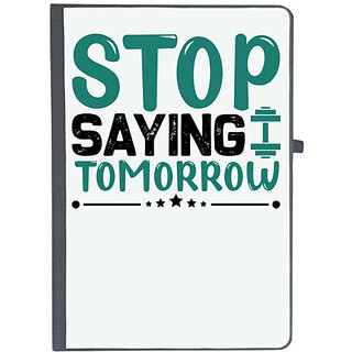                       UDNAG Ruled Notebook Diary 'Stop', [A5 80Pages 80GSM]                                              