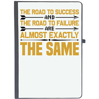                       UDNAG Ruled Notebook Diary 'School Teacher | The road', [A5 80Pages 80GSM]                                              