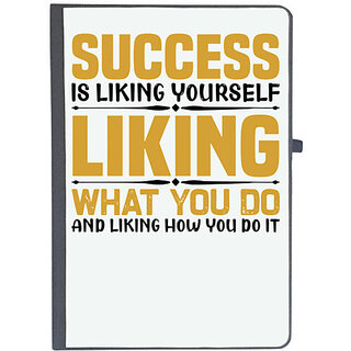                       UDNAG Ruled Notebook Diary 'Success | Success is liking', [A5 80Pages 80GSM]                                              