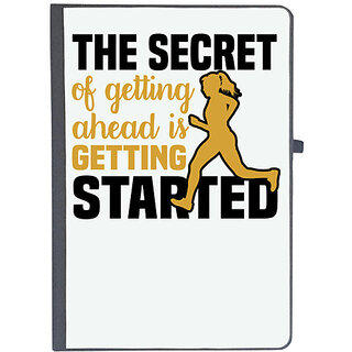                      UDNAG Ruled Notebook Diary 'Workout | The secret', [A5 80Pages 80GSM]                                              