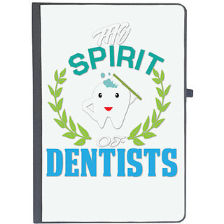                       UDNAG Ruled Notebook Diary 'Dentist | The Spirit Of Dentists', [A5 80Pages 80GSM]                                              