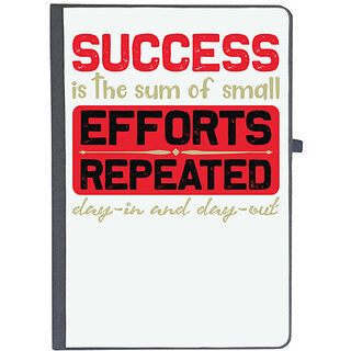                       UDNAG Ruled Notebook Diary 'Success | Success is', [A5 80Pages 80GSM]                                              