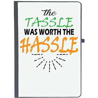                       UDNAG Ruled Notebook Diary 'The Tassle Was Worth The', [A5 80Pages 80GSM]                                              