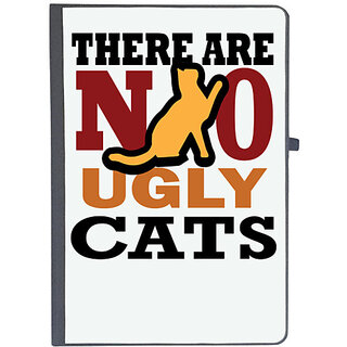                       UDNAG Ruled Notebook Diary 'Cat | There Are no Ugly', [A5 80Pages 80GSM]                                              