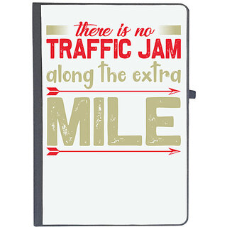                       UDNAG Ruled Notebook Diary 'Traffic Jam | There is no', [A5 80Pages 80GSM]                                              