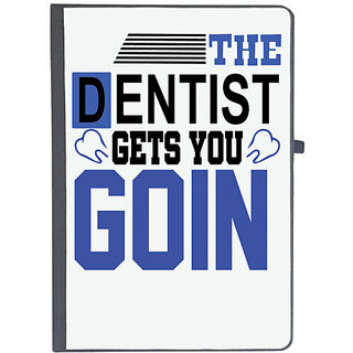                       UDNAG Ruled Notebook Diary 'Dentist | The Dentist Gets You', [A5 80Pages 80GSM]                                              