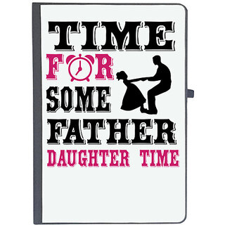                       UDNAG Ruled Notebook Diary 'Father Daughter | Time For Some Father', [A5 80Pages 80GSM]                                              