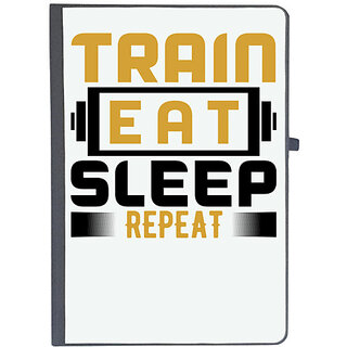                       UDNAG Ruled Notebook Diary 'Life cycle | Train eat', [A5 80Pages 80GSM]                                              