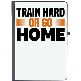                       UDNAG Ruled Notebook Diary 'Gym | Train hard or go', [A5 80Pages 80GSM]                                              