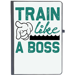                       UDNAG Ruled Notebook Diary 'Gym | Train like a Boss', [A5 80Pages 80GSM]                                              