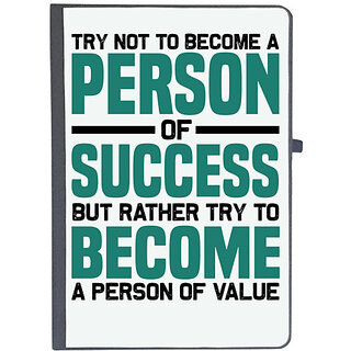                       UDNAG Ruled Notebook Diary 'success | Try not to', [A5 80Pages 80GSM]                                              