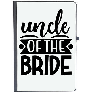                       UDNAG Ruled Notebook Diary 'Uncle | Uncle of the bridee', [A5 80Pages 80GSM]                                              
