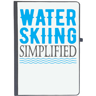                       UDNAG Ruled Notebook Diary 'Water Skiing', [A5 80Pages 80GSM]                                              