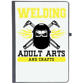                       UDNAG Ruled Notebook Diary 'Welder | Welding adults Arts And Crafts', [A5 80Pages 80GSM]                                              