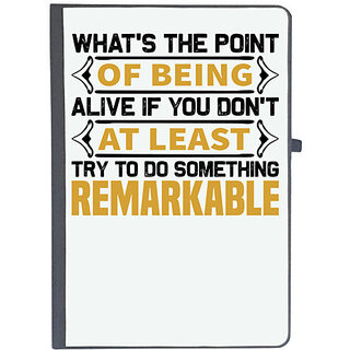                       UDNAG Ruled Notebook Diary 'What's the', [A5 80Pages 80GSM]                                              
