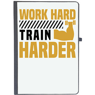                       UDNAG Ruled Notebook Diary 'Trainer, Gym | Work hard', [A5 80Pages 80GSM]                                              
