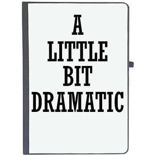                       UDNAG Ruled Notebook Diary 'Dramatic | A LITTLE BIT DRAMATIC', [A5 80Pages 80GSM]                                              
