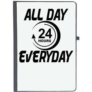                       UDNAG Ruled Notebook Diary 'Day | all day everyday', [A5 80Pages 80GSM]                                              