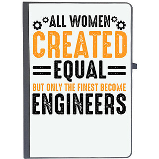                       UDNAG Ruled Notebook Diary 'Woman Engineer | ALL WOMEN CREATED', [A5 80Pages 80GSM]                                              