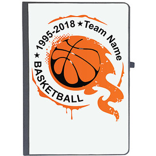                       UDNAG Ruled Notebook Diary 'Basketball | 1995-2018 Team Name', [A5 80Pages 80GSM]                                              
