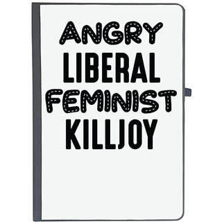                       UDNAG Ruled Notebook Diary 'Feminist | ANGRY LIBERAL FEMINIST KILLJOY', [A5 80Pages 80GSM]                                              