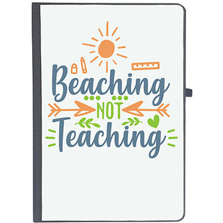                       UDNAG Ruled Notebook Diary 'Summer | beaching not teaching', [A5 80Pages 80GSM]                                              