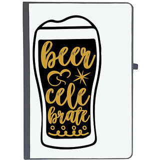                       UDNAG Ruled Notebook Diary 'Beer | Beer celebrate', [A5 80Pages 80GSM]                                              
