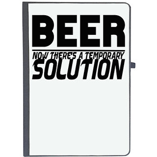                       UDNAG Ruled Notebook Diary 'Beer | beer now there's a temporary solution', [A5 80Pages 80GSM]                                              