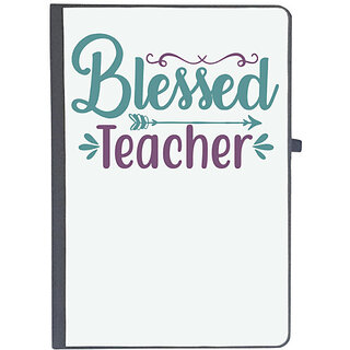                       UDNAG Ruled Notebook Diary 'Teacher | blessed teacher.', [A5 80Pages 80GSM]                                              