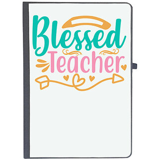                       UDNAG Ruled Notebook Diary 'Teacher | blessed teacherr', [A5 80Pages 80GSM]                                              