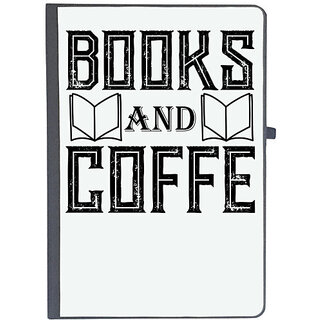                       UDNAG Ruled Notebook Diary 'Coffee | books and coffe', [A5 80Pages 80GSM]                                              