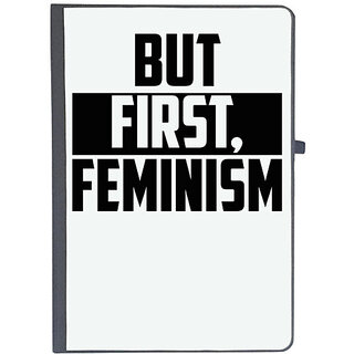                       UDNAG Ruled Notebook Diary 'Feminism | BUT FIRST, FEMINISM-2', [A5 80Pages 80GSM]                                              