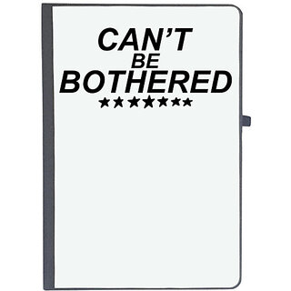                       UDNAG Ruled Notebook Diary 'Bothered | cant be bothered', [A5 80Pages 80GSM]                                              