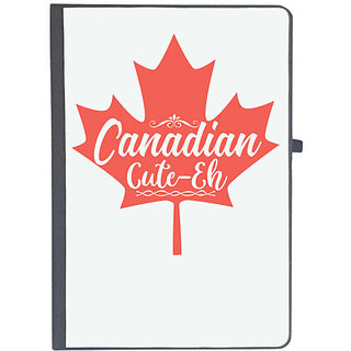                       UDNAG Ruled Notebook Diary 'Canada | Canadian Cute-Eh', [A5 80Pages 80GSM]                                              